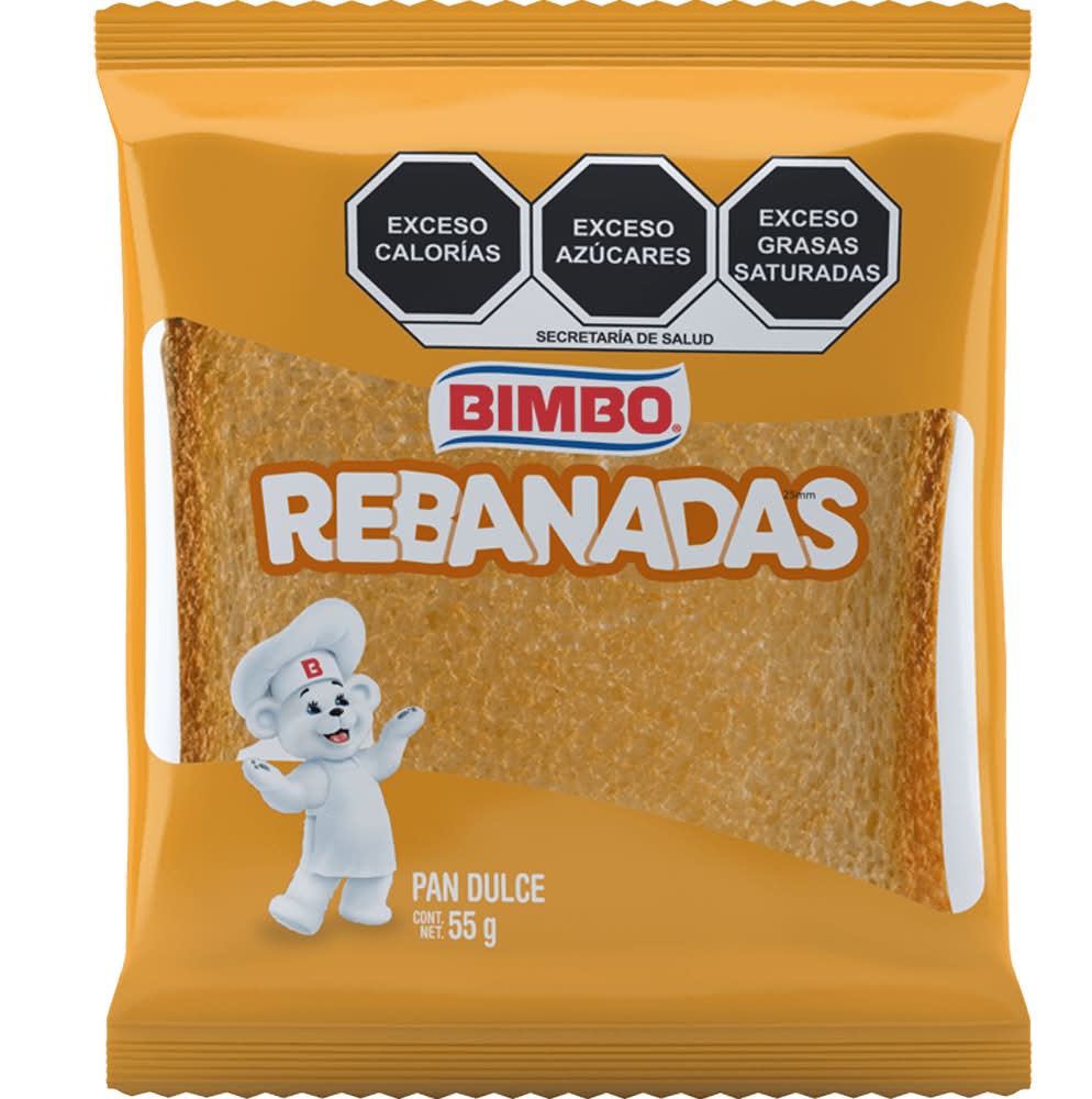 Bimbo · Pan dulce en rebanadas (55 g)