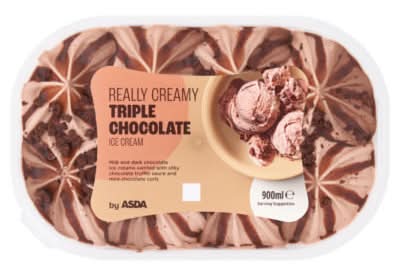 ASDA Triple Chocolate, Really Creamy Ice Cream (900ml)