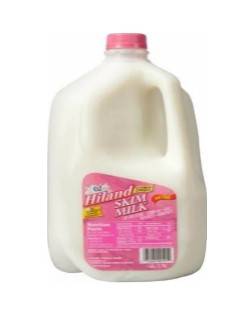 Hiland Dairy - Skim Milk, Fat Free - Gallon