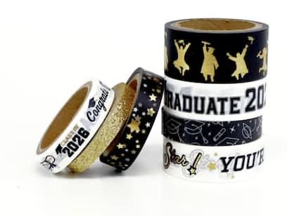 Graduation Washi Crafting Tape Set By Recollections