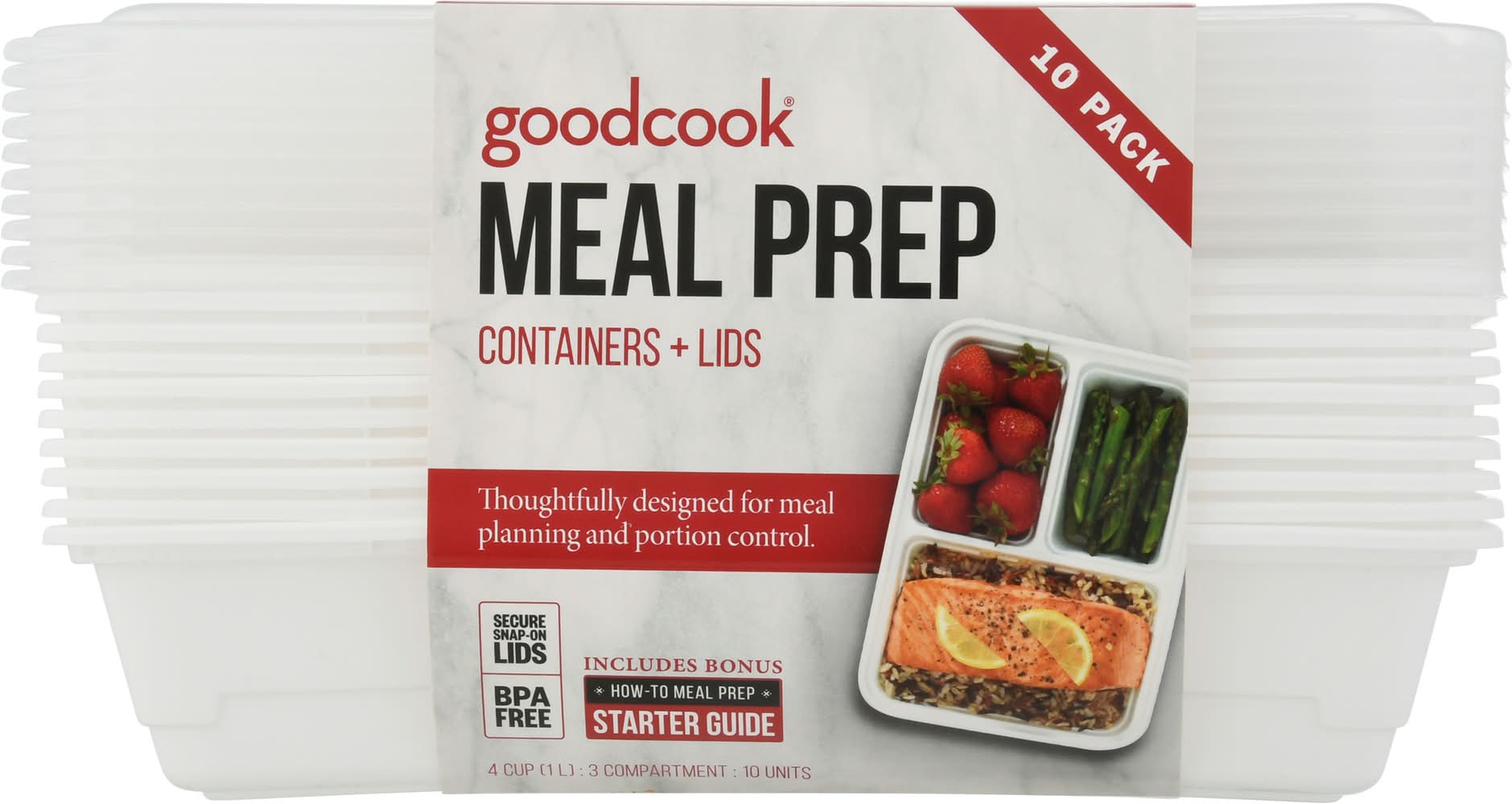 GoodCook Meal Prep Containers + Lids