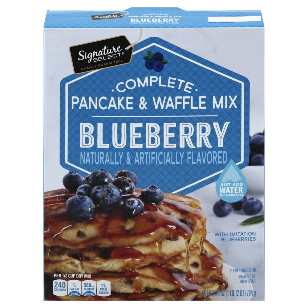 Signature Select Complete Blueberry Pancake & Waffle Mix (1.75 lbs)