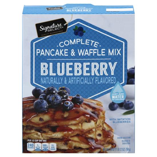 Signature Select Complete Blueberry Pancake & Waffle Mix (28 oz)