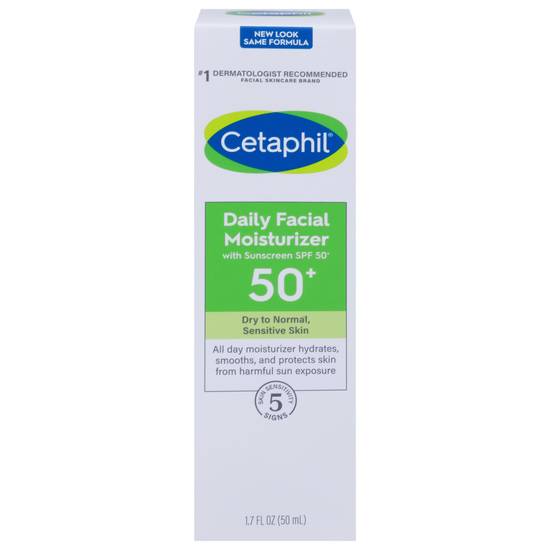 Cetaphil Daily Facial Moisturizer With Spf 50+ Sunscreen