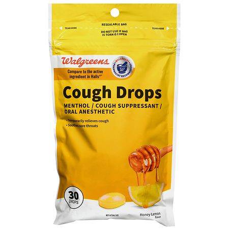 Walgreens Cough Drops Honey Lemon (200 ct)