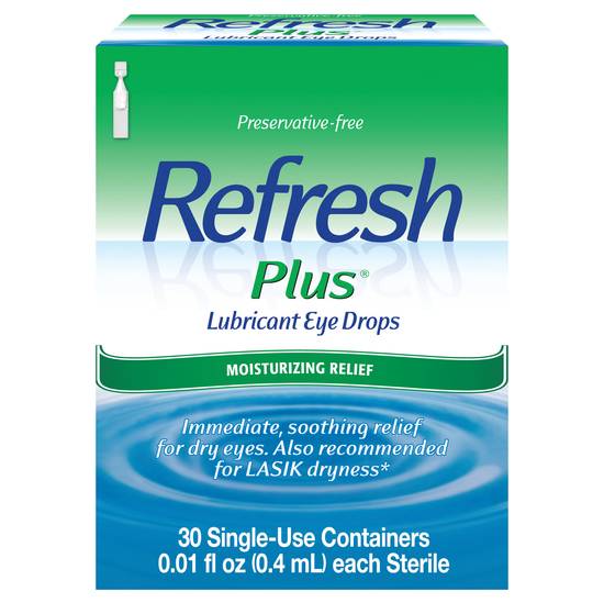Refresh Plus Lubricant Eye Drops (30 ct)