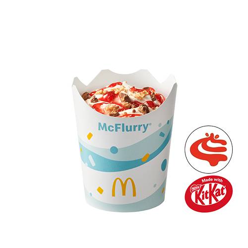 McFlurry® KitKat® z polewą truskawkową