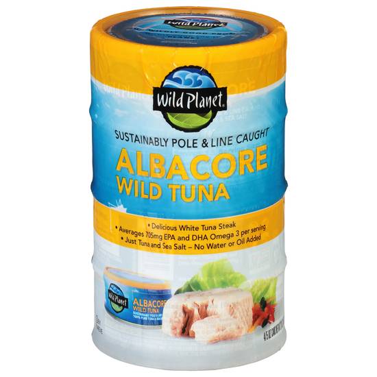 Wild Planet Albacore Wild Tuna (4 x 5 oz)