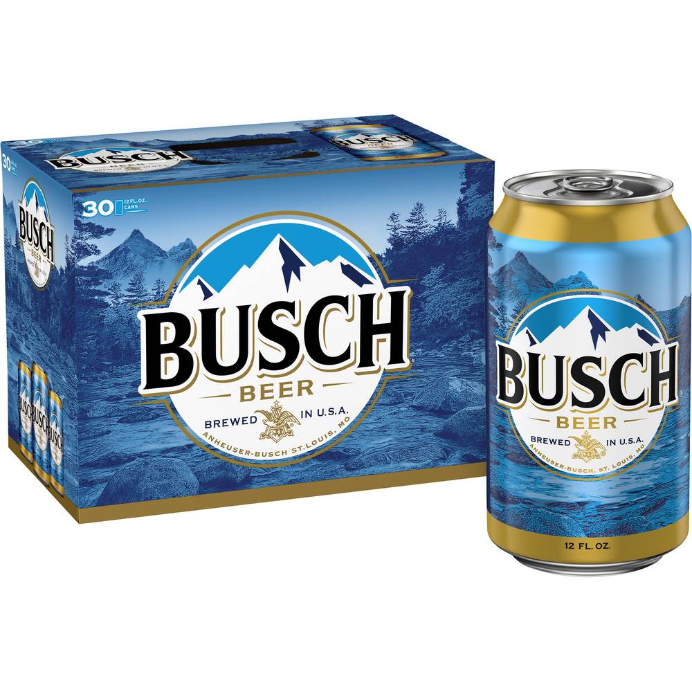 Busch Angler Series Beer (30 ct, 12 fl oz)