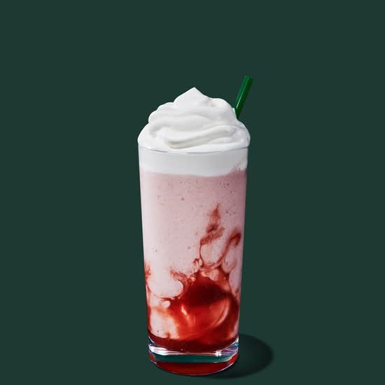 Strawberry Crème Frappuccino® Blended Beverage