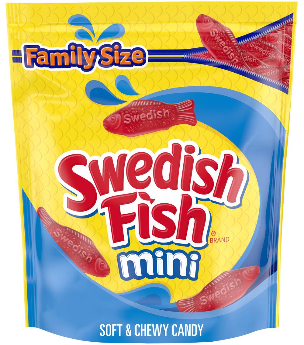 Swedish Fish Family Size Mini Soft & Chewy Candy (28.8 oz)