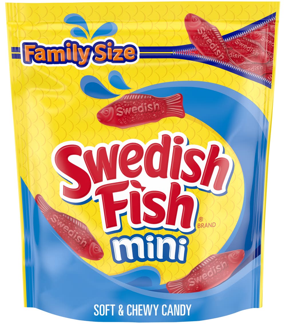 Swedish Fish Mini Soft & Chewy Candy Family Size (28.8 oz)
