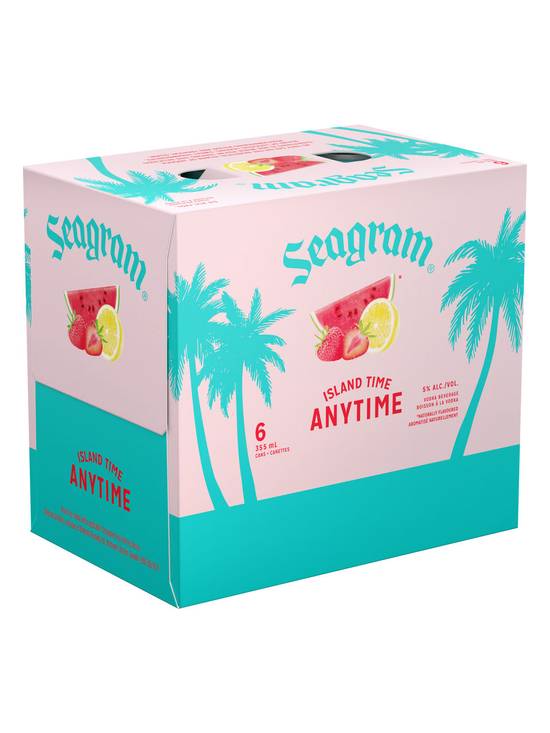 Seagram · Island Time Anytime Drink (6 x 355 mL)