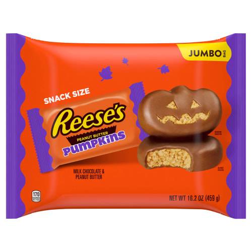 Reese's · Halloween Milk Chocolate Peanut Butter Pumpkins (16.2 oz)