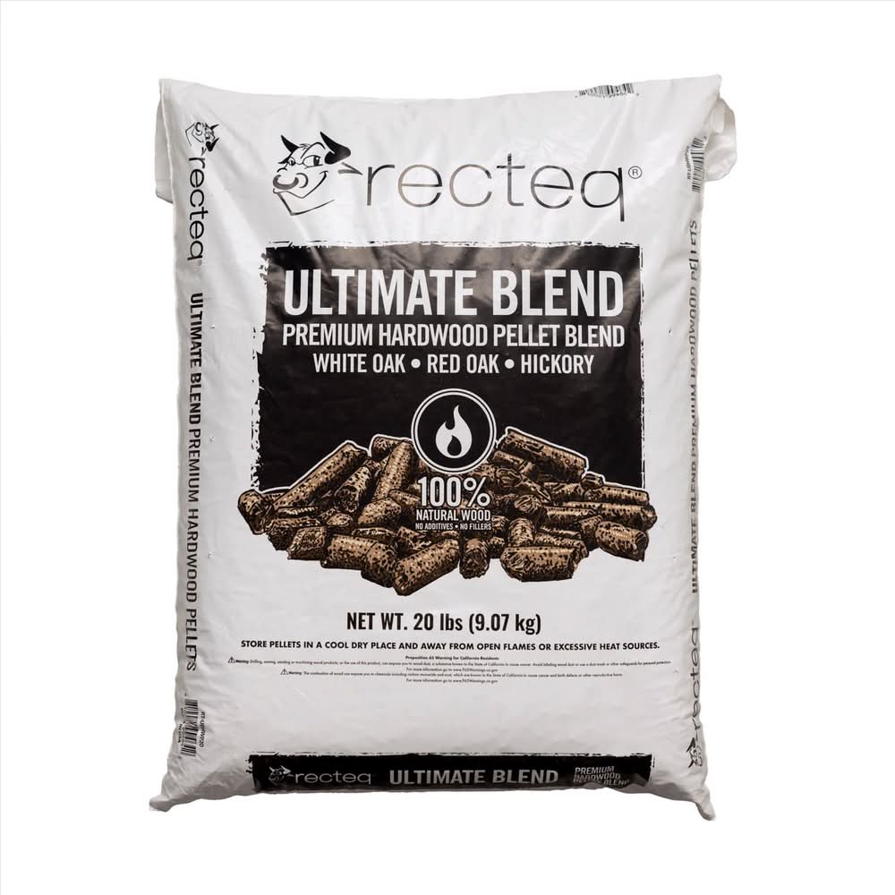 Recteq Hardwood Pellets All Natural White Oak/Red Oak/Hickory 20 Lb