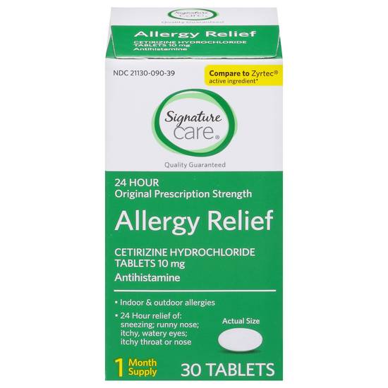 Signature Care Allergy Relief Indr Outdr Tab (30 ct)