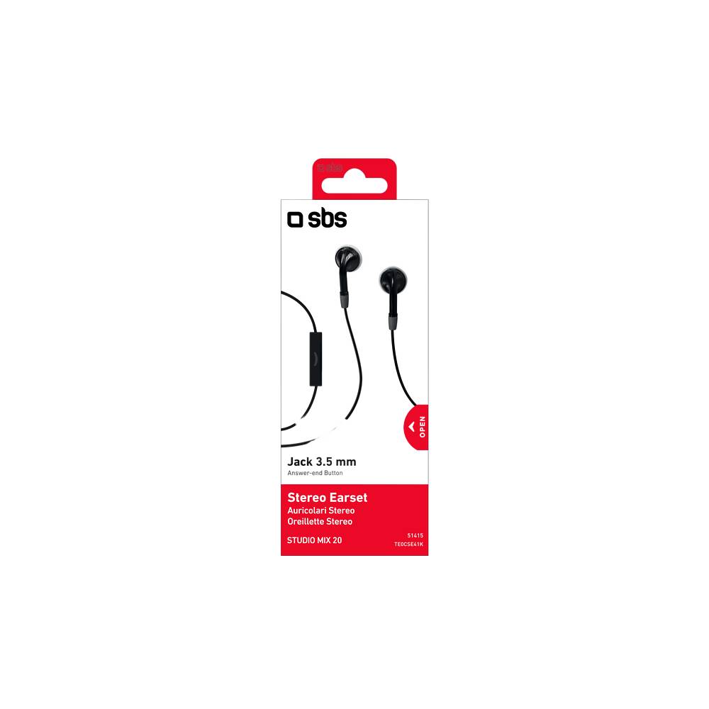 Sbs - Oreillette stéréo bluetooth jack 3.5 mm