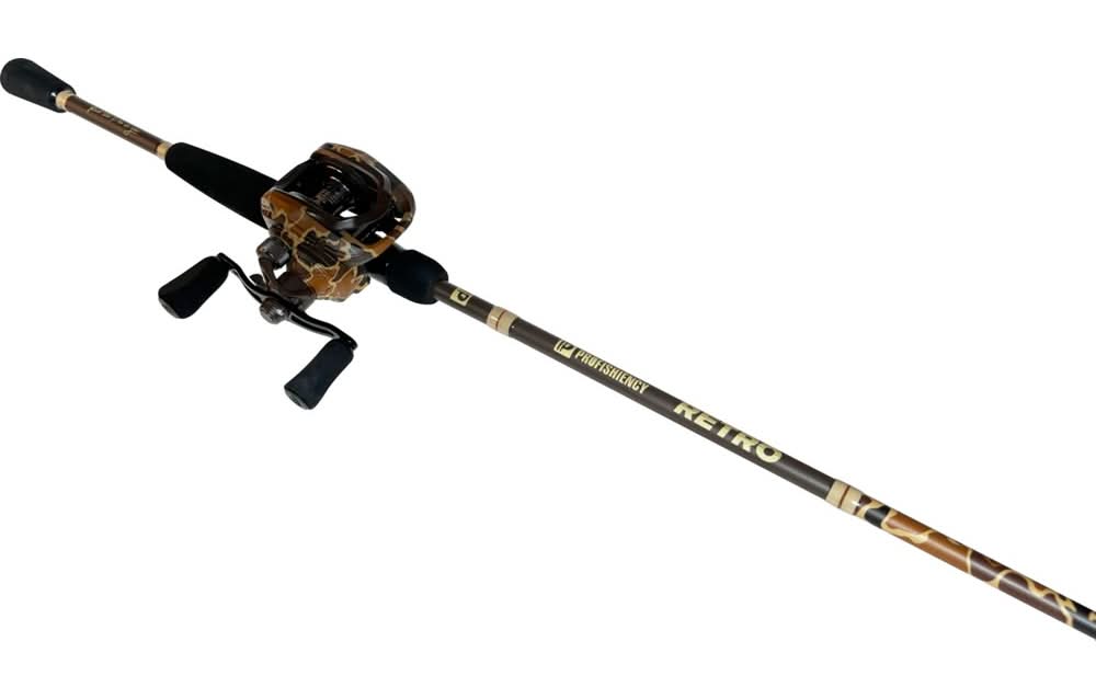 ProFISHiency Retro 7 ft MH Freshwater Baitcast Combo Rod