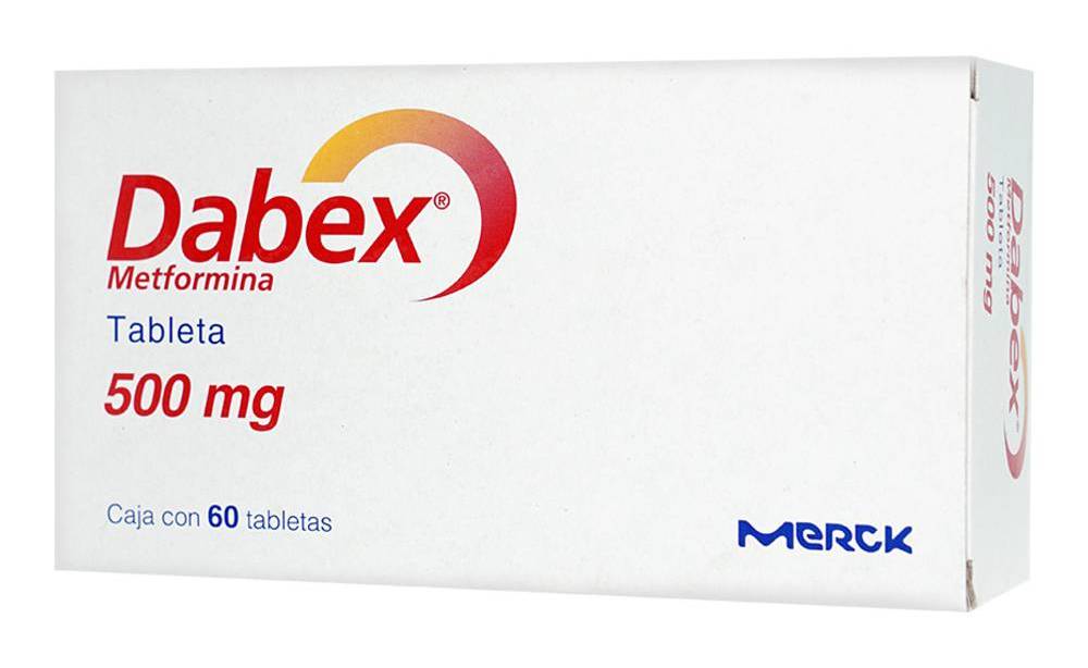 Merck · Dabex metformina tabletas 500 mg (60 un) (60 un)