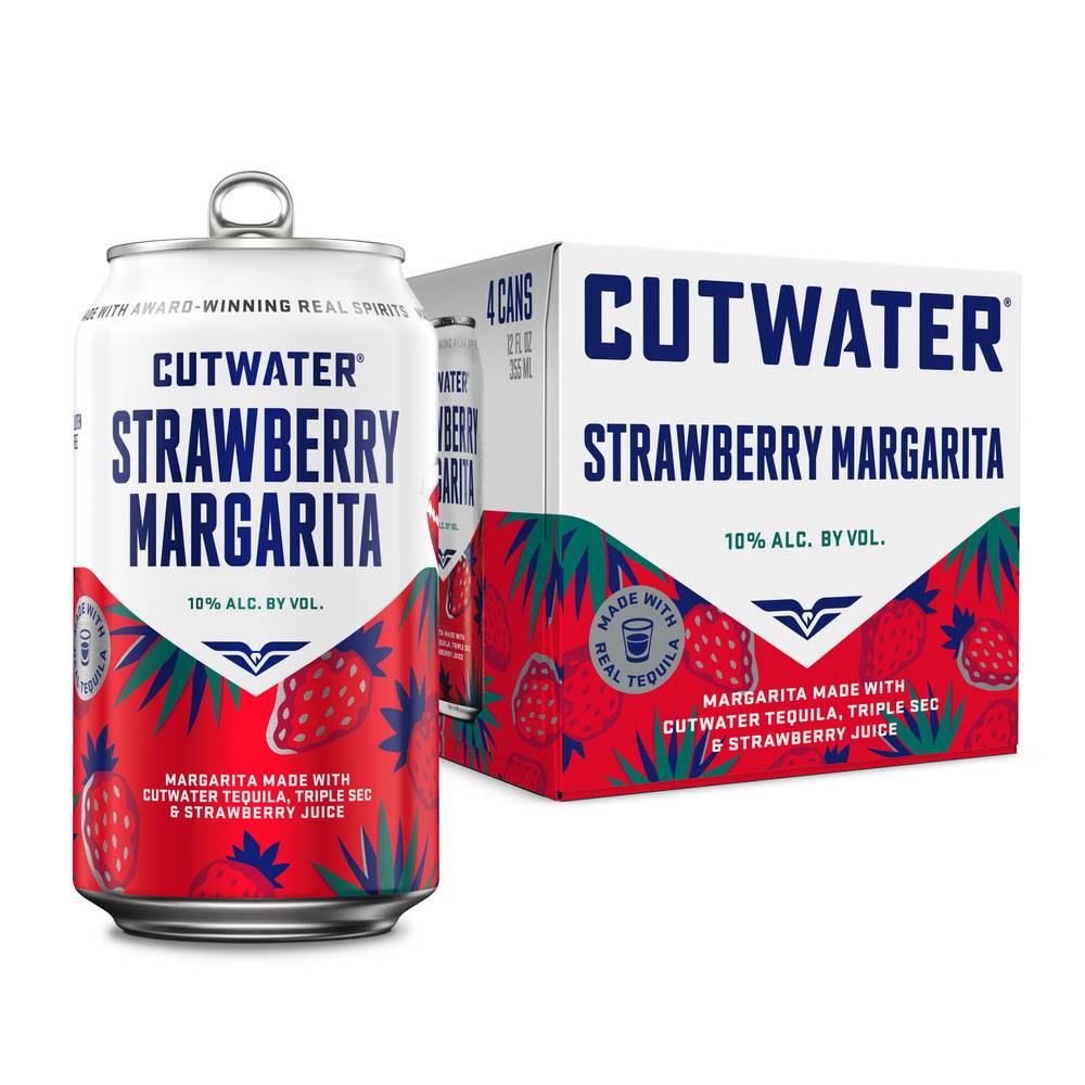 Cutwater Spirits Strawberry Margarita (12 fl oz)