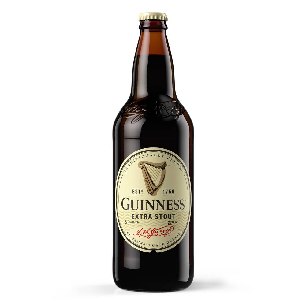 Guinness Extra Stout Beer (22 fl oz)