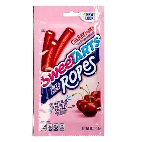 SWEETARTS Soft & Chewy Ropes Cherry Punch Candy 3.5oz Bag