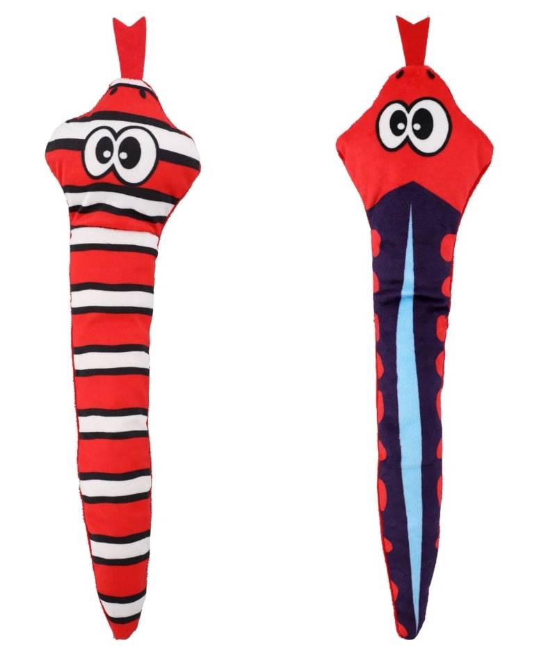 Family Pet Plush Toy With Crinkle Snake, Assorted (2 ct)