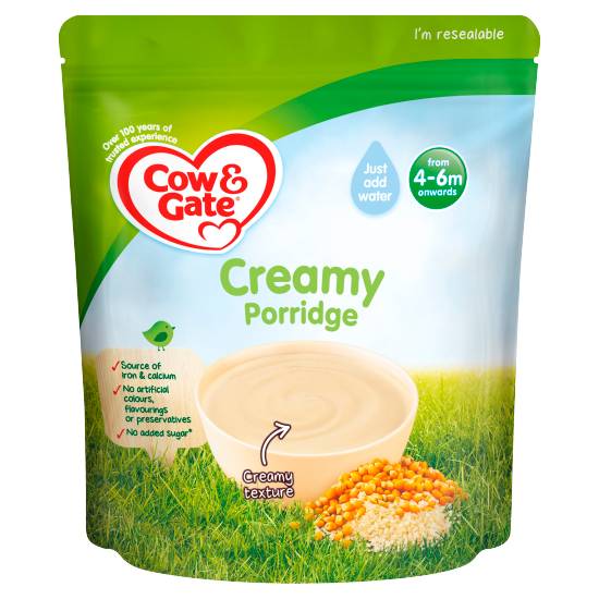 Cow & Gate Creamy Porridge Baby Cereal