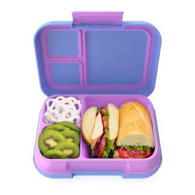 Bentgo Pop Leakproof Bento-Style Lunch Box with Removable Divider-3.4 Cup - Periwinkle/Pink