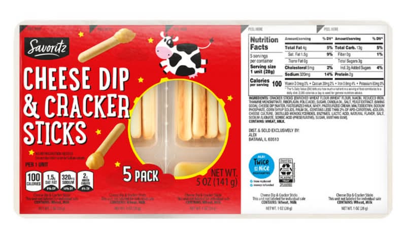 Savoritz Cheese Dip & Cracker Sticks (5 oz, 5 ct)