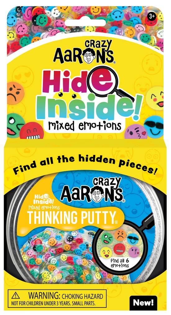 Mixed Emotions Hide Inside Thinking Putty - 3 Inch