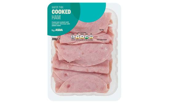 Asda Wafer Thin Cooked Ham 200g