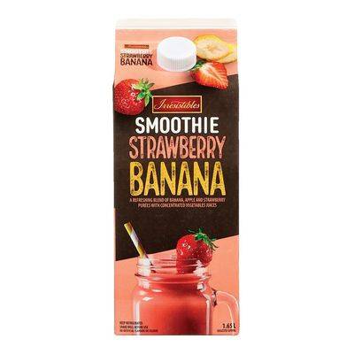 Irresistibles Strawberry and Banana Flavoured Smoothie (1.65 L)