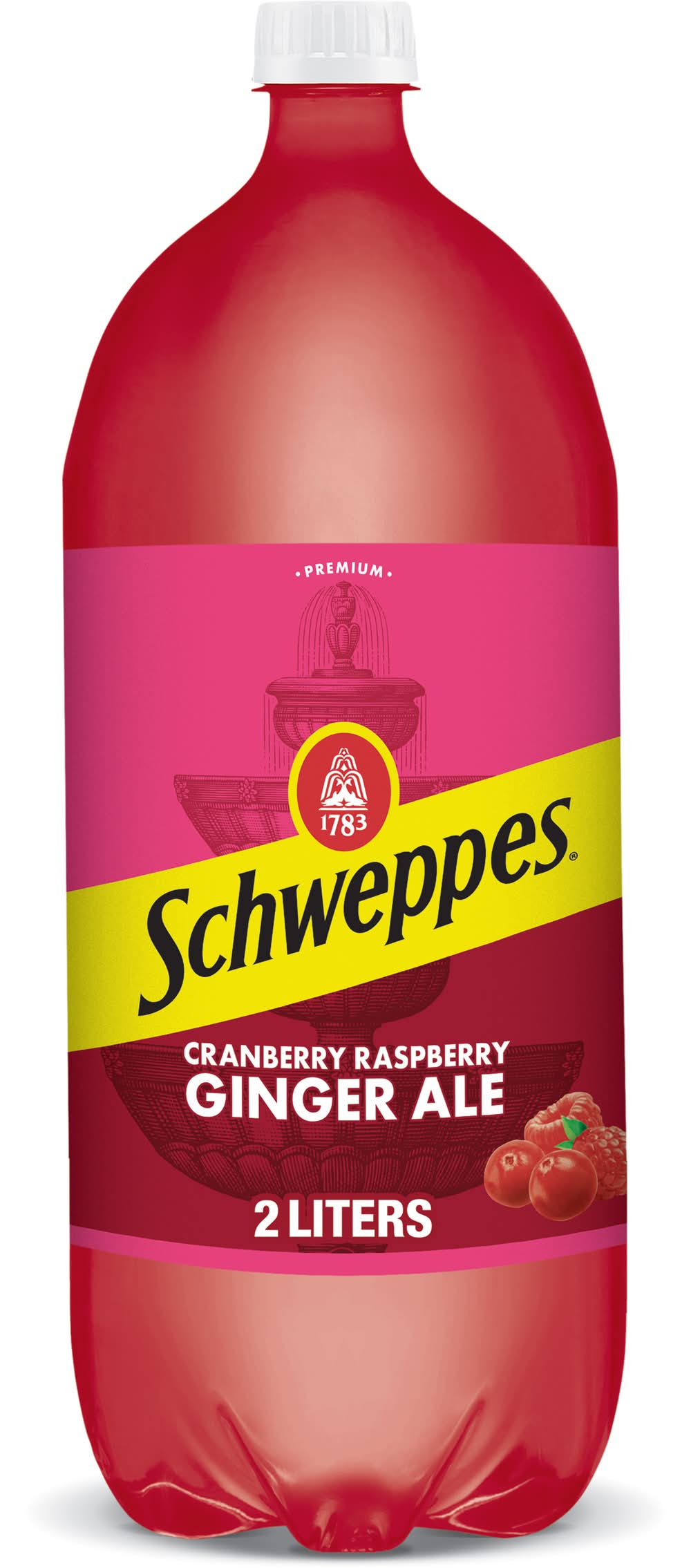 Schweppes Cranberry Raspberry Ginger Ale (2 L)
