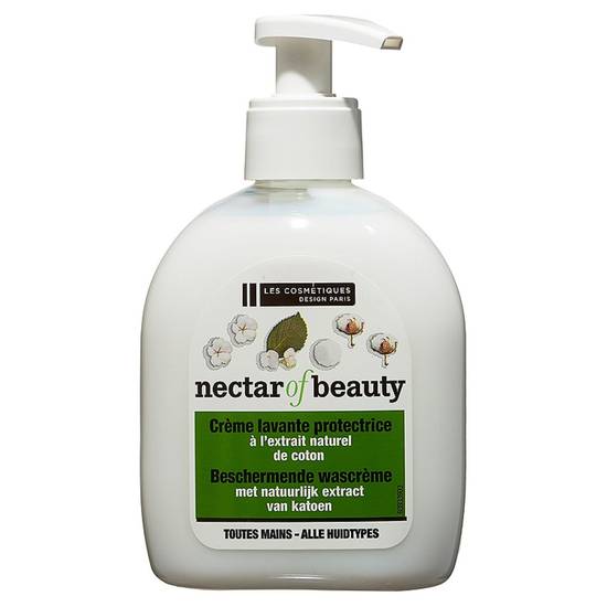 Nectar Of Beauty - Crème lavante protectrice à l'extrait naturel de coton (300ml)