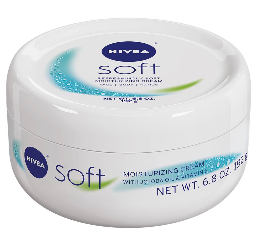 Nivea Soft Moisturizing Body Face & Hand Creme (6.8 oz)