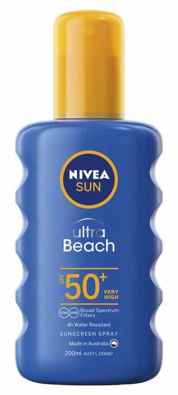 Nivea Sun Spray Ultra Beach SPF50 200ml