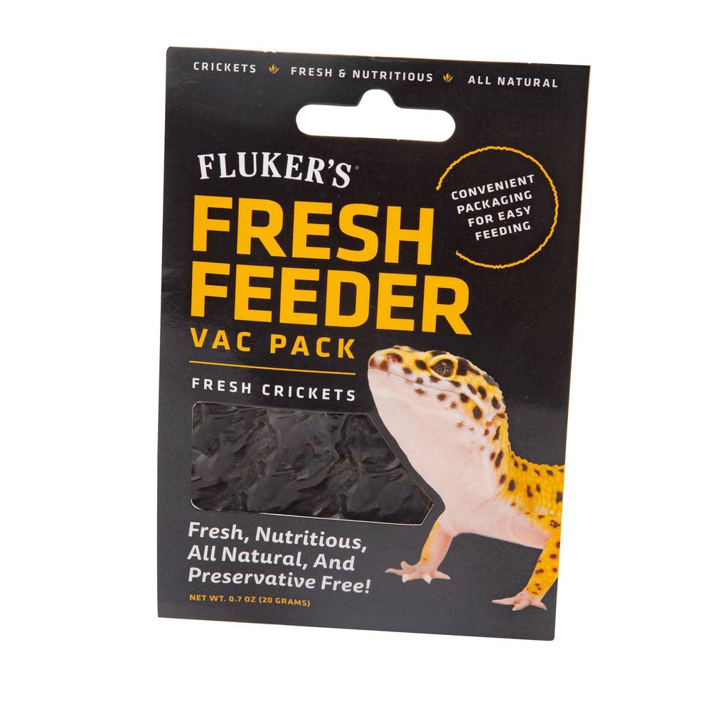 Fluker's® Fresh Feeder Vac Pack Crickets (Size: 0.7 Oz)