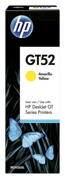 HP · Cartucho de tinta gt52 amarillo (50 g)