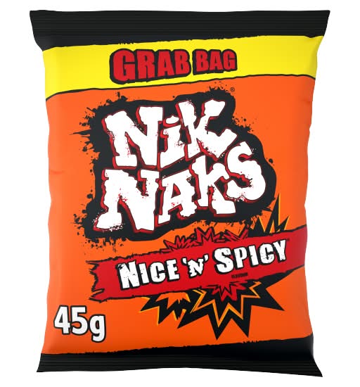 NikNaks Spicy, Grab Bag Corn Snack (45g)