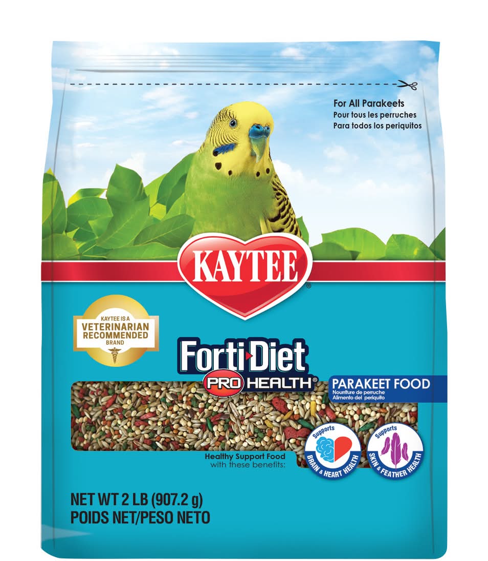 Kaytee Forti-Diet Pro Health Parakeet Bird Food (2 lbs)
