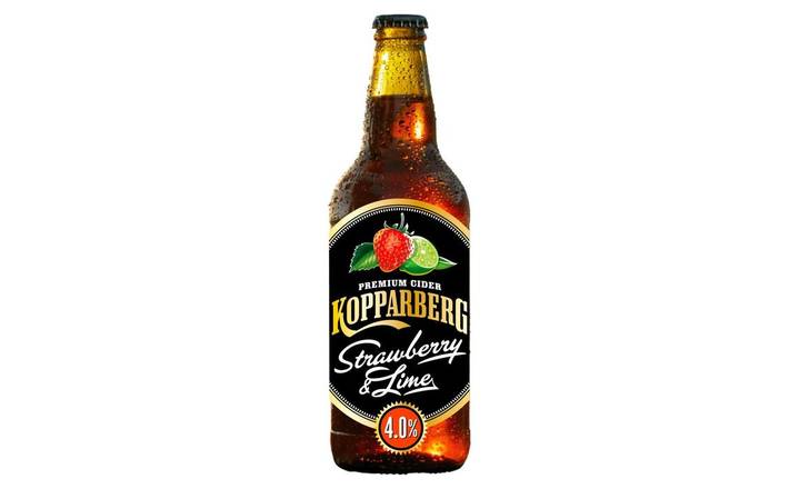 Kopparberg Strawberry & Lime Cider Bottle 500ml (372491)