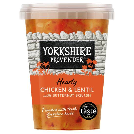 Yorkshire Provender Hearty Chicken & Lentil Soup With Butternut Squash