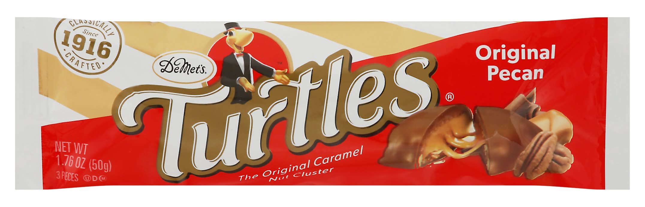 DeMet's Turtles Original Pecan Nut Cluster (1.76 oz)