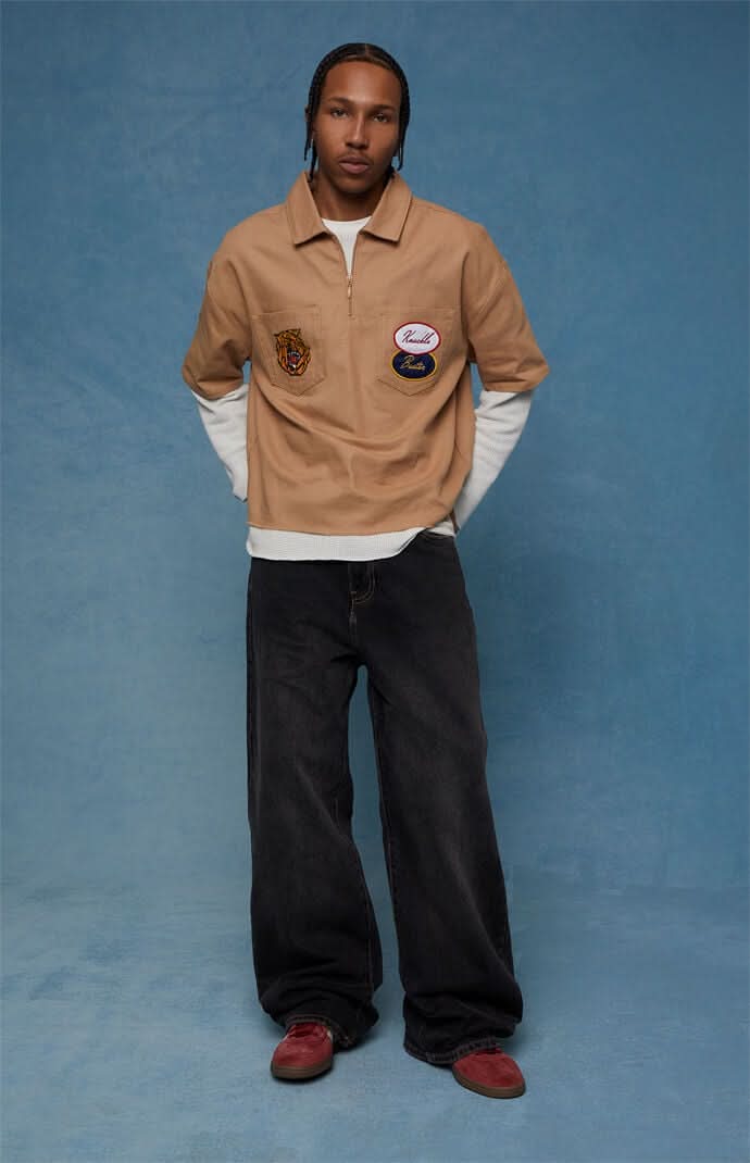 Men's Blake Extreme Baggy Jeans Black 31W x 32L