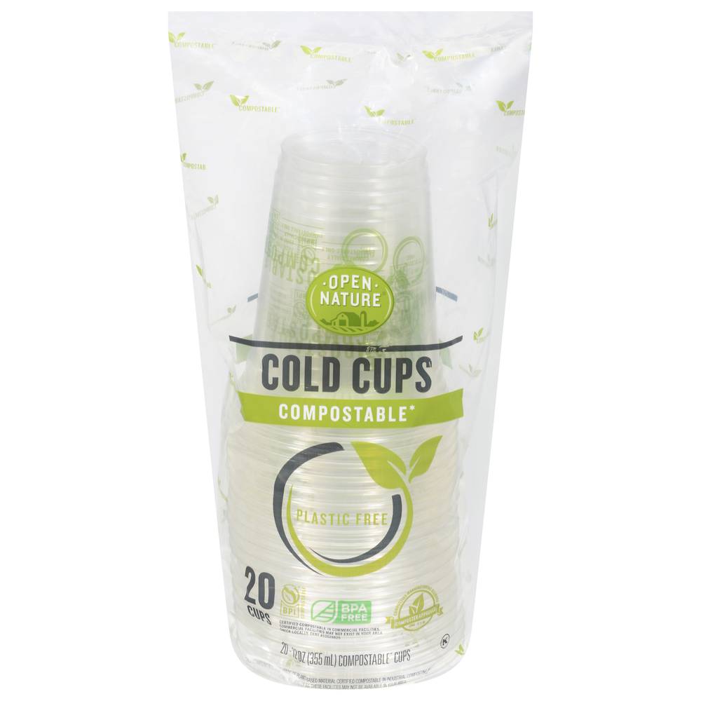 Open Nature Compostable Cold Cups