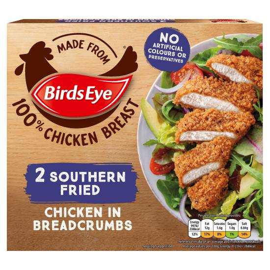 Birds Eye Southern Fried Chicken in Breadcrumbs (180g)