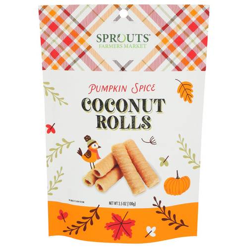 Sprouts Pumpkin Spice Coconut Rolls