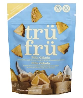 Tru fru pina colada l'ananas de la nature (chocolat blanc - noix de coco)