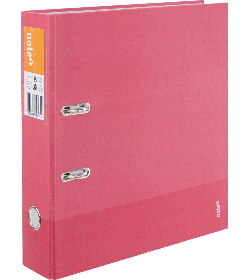 Pasta Arquivo A4 Lombada Larga Rosa Colours Note!